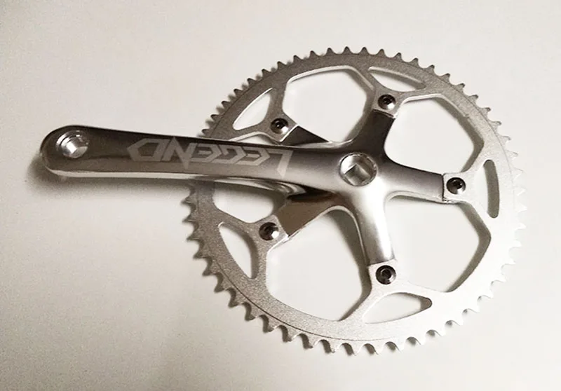 Складной велосипед 53T набор кривошипов для маленьких колес велосипеда алюминиевая звезда 412 451 комплект из