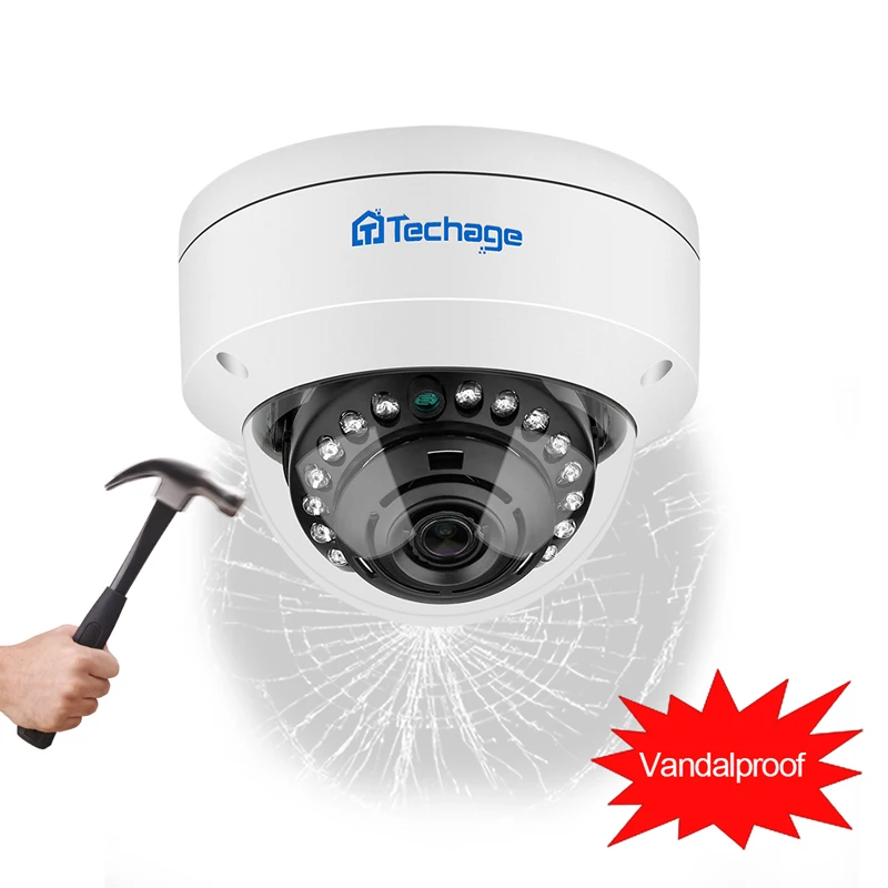 H.265, 4MP, 5MP, антивандальная, антивандальная, POE, ip-камера, для помещений, для улицы, металлический чехол, P2P, ONVIF, купольная, CCTV, HD, видео, видеонаблюдение
