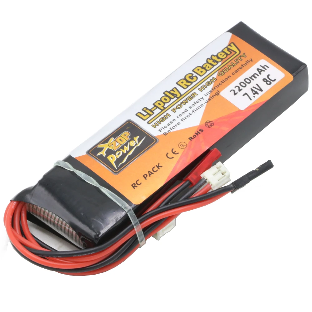 Батарея RC. ZOP Power 7 4 В 2200 мАч 8C LiPo батарея для DEVO 4/7E/6 S/8 S передатчик | Игрушки и хобби