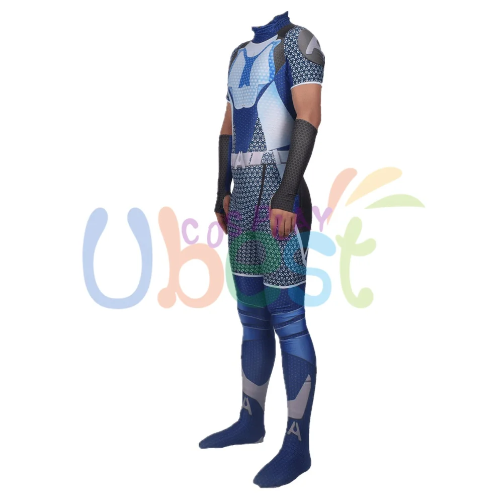 The Boys Cosplay Costume A-Train Seven Jumpsuit Bodysuit |