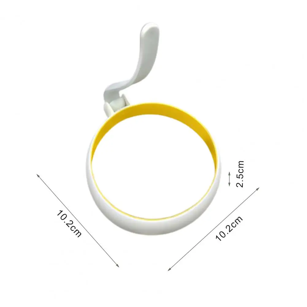 

80% Hot Sales!!! 2 Pcs/Set Eggs Ring Round Non-stick Nylon TPE Creative Omelet Fryer Ring for Kitchen