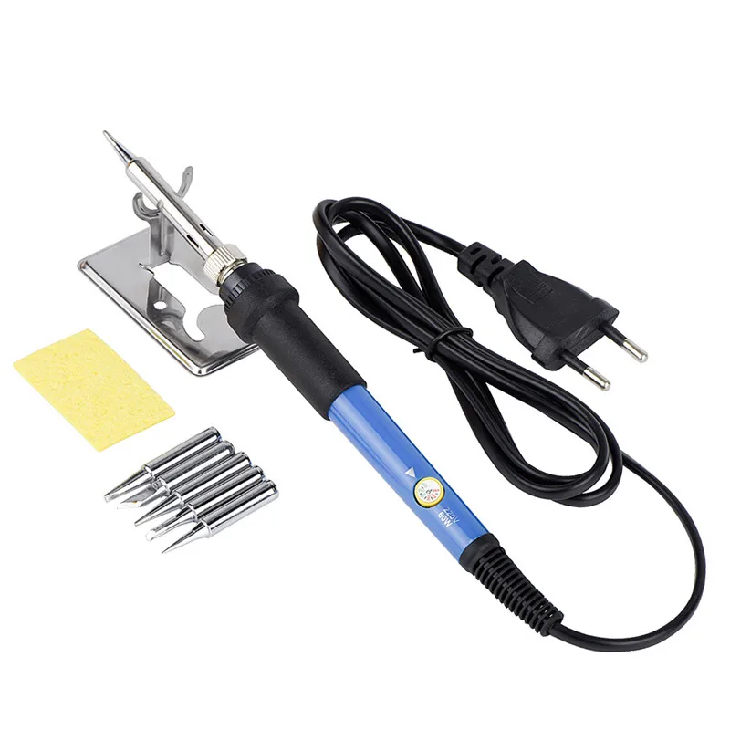 220 В 60 Вт Электрический паяльник с регулируемой температурой паяльная станция
