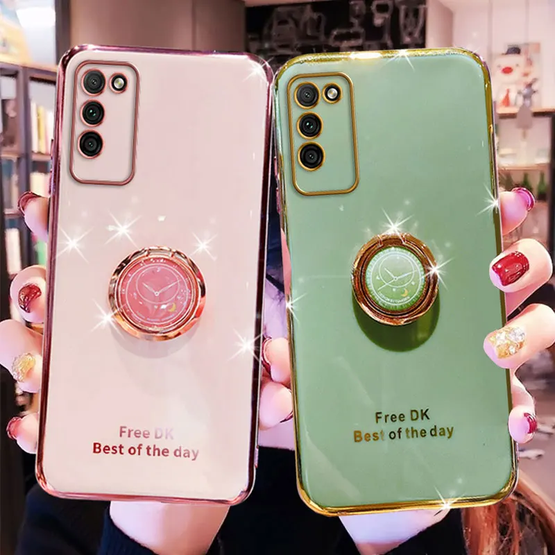 

Holder Case For Honor 30 Pro + Case Soft Silicone Stand Cover For Huawei Honor 30 Pro + Case Honor30 Pro plus Shockproof Fundas