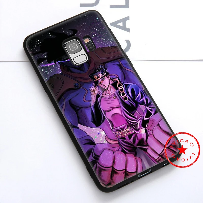 IYICAO JoJo Is Bizarre Anime Japan Soft Case for Samsung Galaxy S10e S10 S9 S8 Note 8 9 10 Plus S6 S7 Edge TPU |