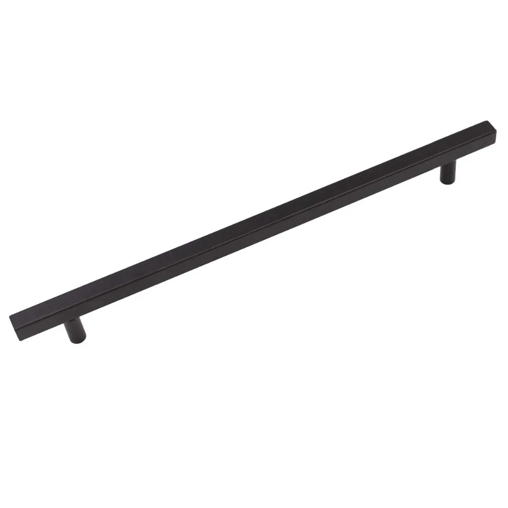 1 Pack Kitchen Cabinet Handles J22BK Square T Bar Stainless Steel Drawer Handles Cabinet Hardware Cabinet Pulls Cabinet Knobs