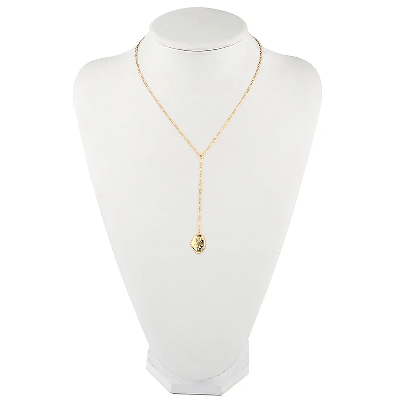 Cpop Новое модное креативное карманное ожерелье с розовыми часами золотая цепочка