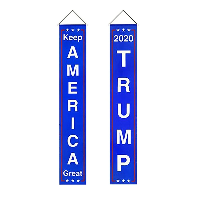 Дональд флаг &quotТрамп&quot баннер сохранить Америку большой крыльцо вечерние