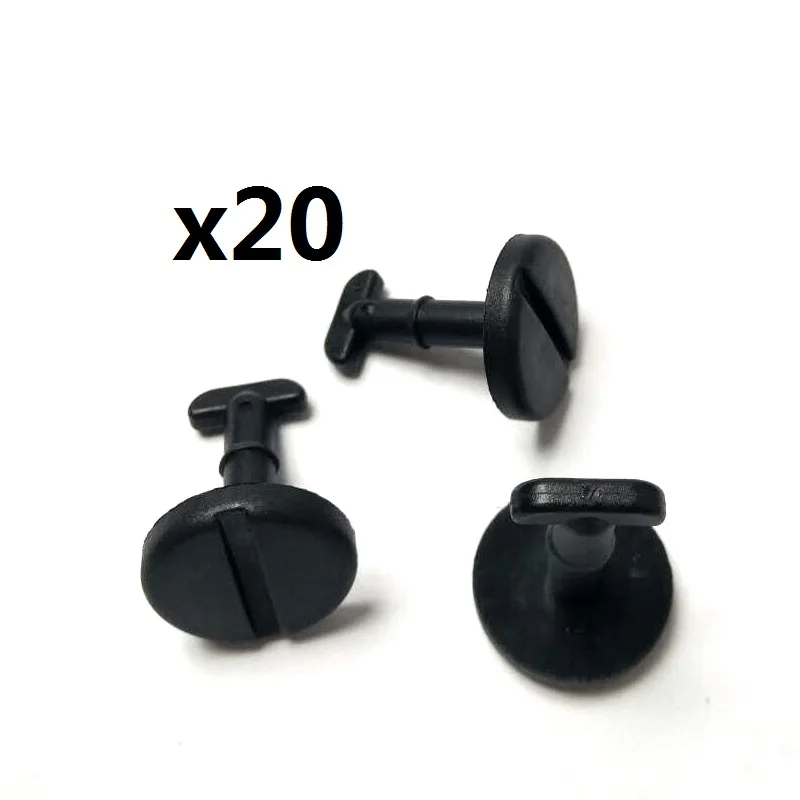 

20X Поворотный зажим и шайба Floormat, черный для BMW E39 , E46 OE 82119410191, 51471881521