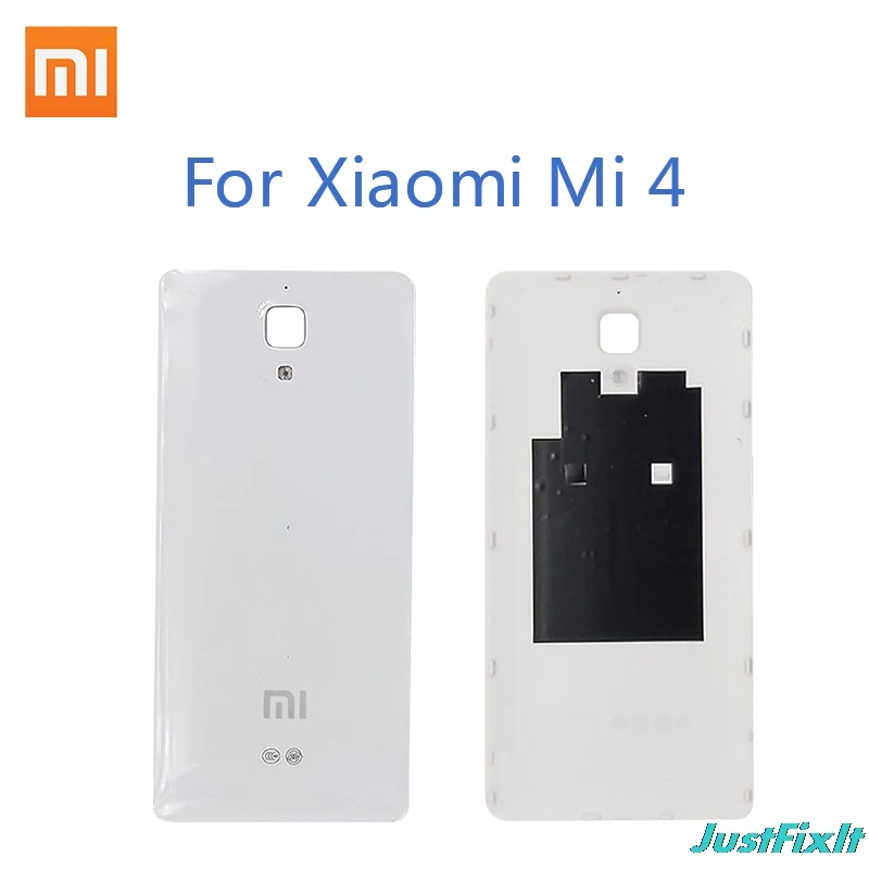 Оригинальный чехол с аккумулятором для Xiaomi Mi4 Задняя стеклянная крышка запасная