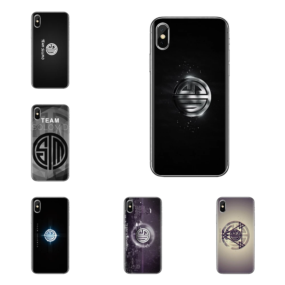 Мягкие чехлы для iPhone XS Max XR X 4 4s 5 5S 5C SE 6 6S 7 8 Plus samsung Galaxy J1 J3 J5 J7 A3 A5 Team SoloMid League of Legends |