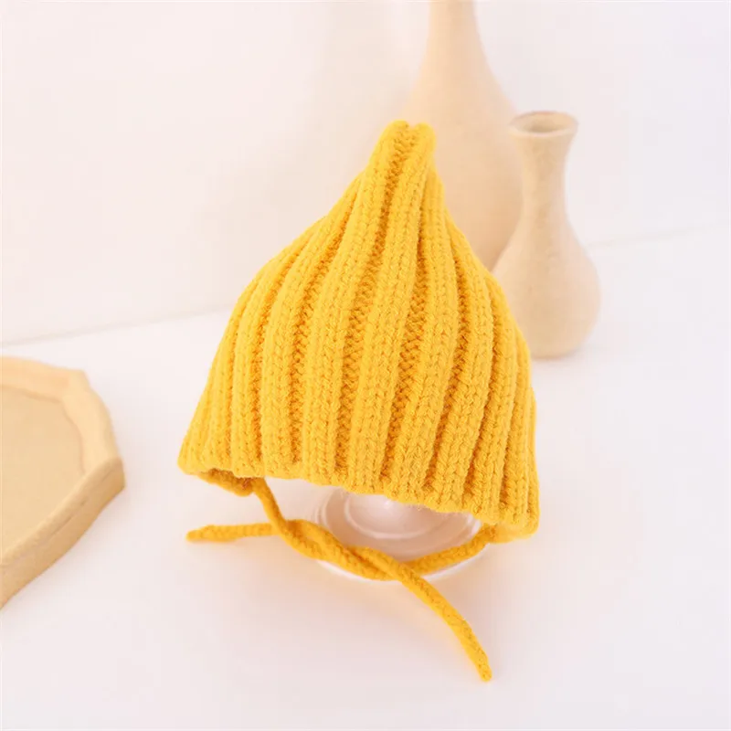 Новинка Сезон осень зима Вязаные крючком детские шапки Повседневные для