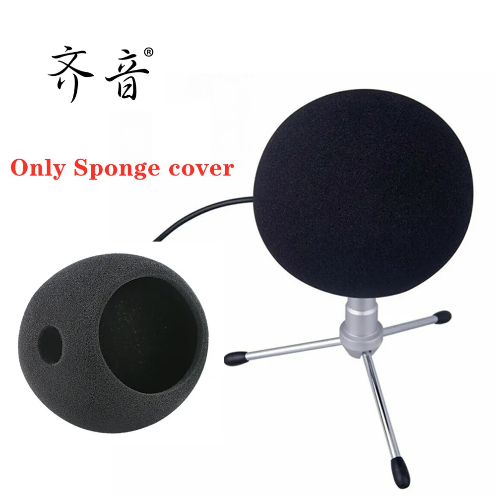 

Soft Sponge Accessories Part Dust Proof Microphone Cover KTV Windshield Recording Practical Muff Professional For Blue Snowball
