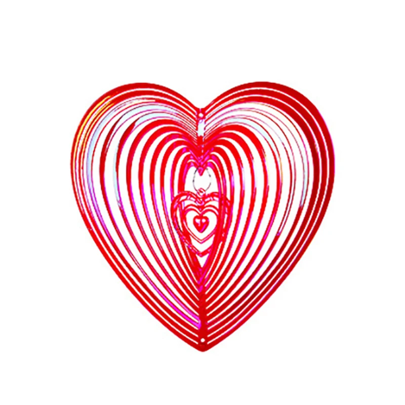 Геометрическое Искусство сердце ветер Спиннер двор искусство бьющееся для