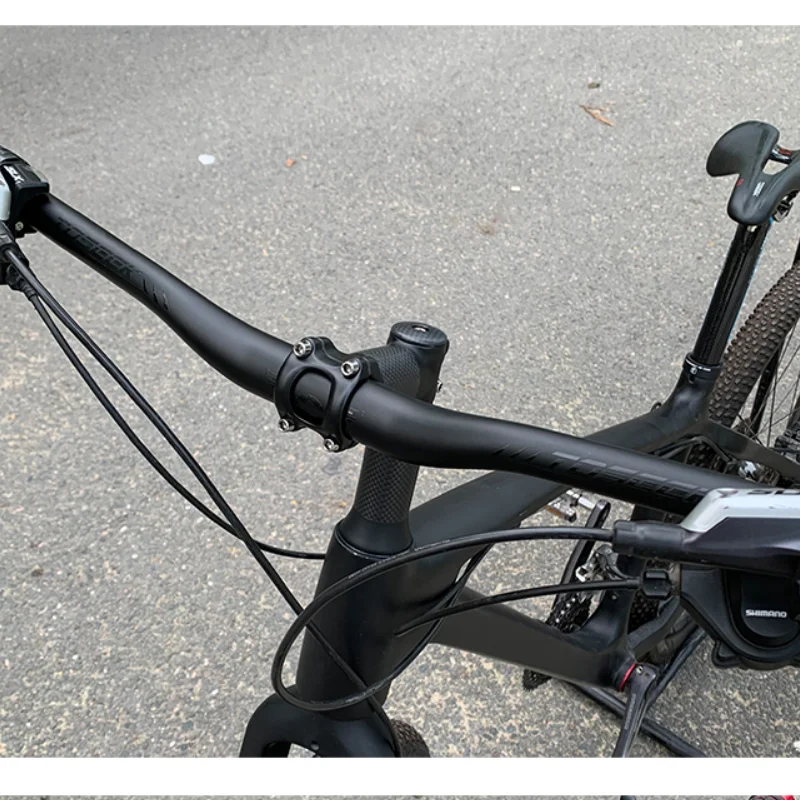 Полностью карбоновый велосипедный руль TOSEEK для горного велосипеда плоский 31 8 мм