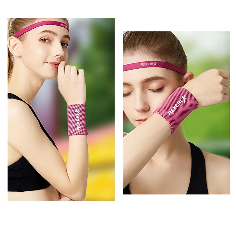 

Ice Feeling Wristband Men And Women Wristband Fitness Weightlifting Running Cycling Sports Protective Gear Bracer Cycling