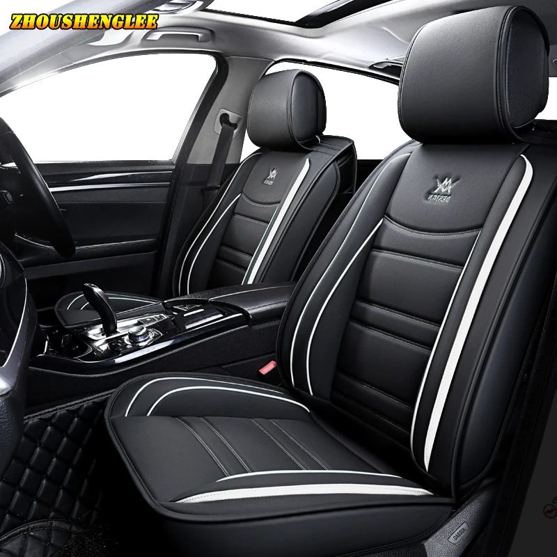 Новинка роскошный кожаный чехол для автомобильного сиденья mitsubishi lancer peugeot 107 201 206