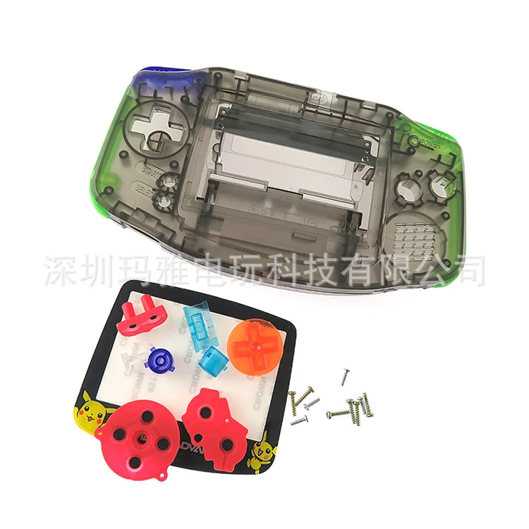 2019 для Gameboy Advance светится в темноте пластиковый корпус чехол с экраном GBA