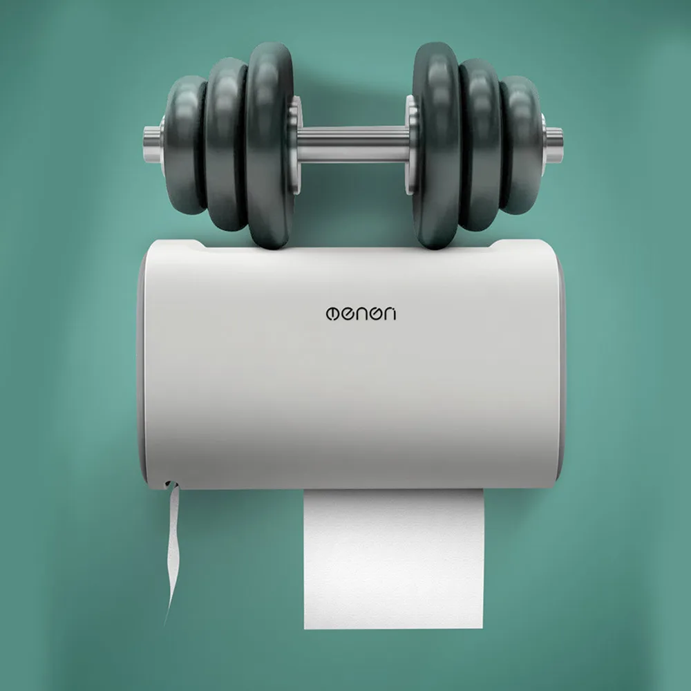 

1 Pcs Bathroom Waterproof Toilet Paper Holders Wall Mounted Storage Box Double Layer Plastic Paper Holders Portable Tissue Box