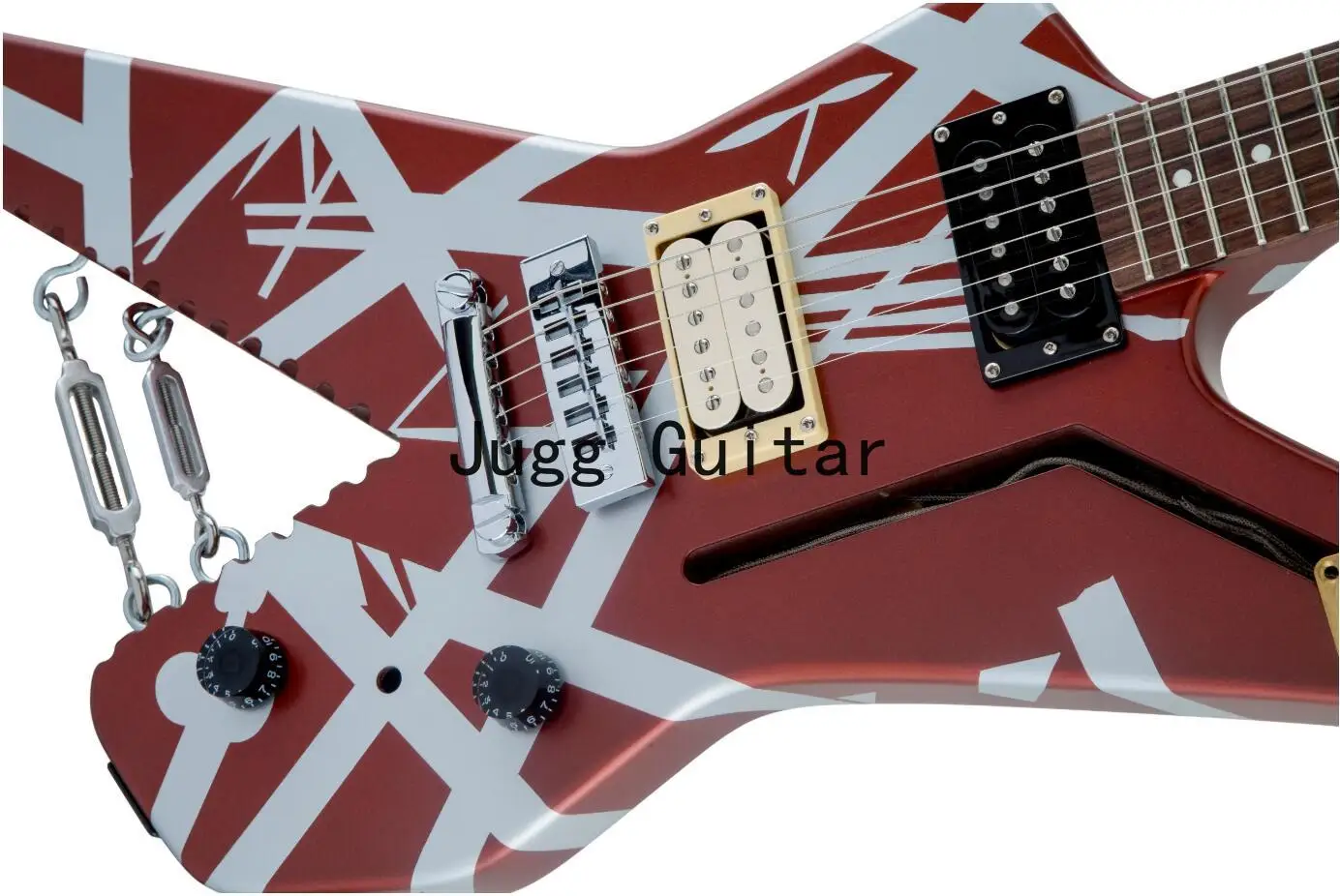 Эдвард Ван халан Акула атласный уретан бордовые серебряные полосы Explorer