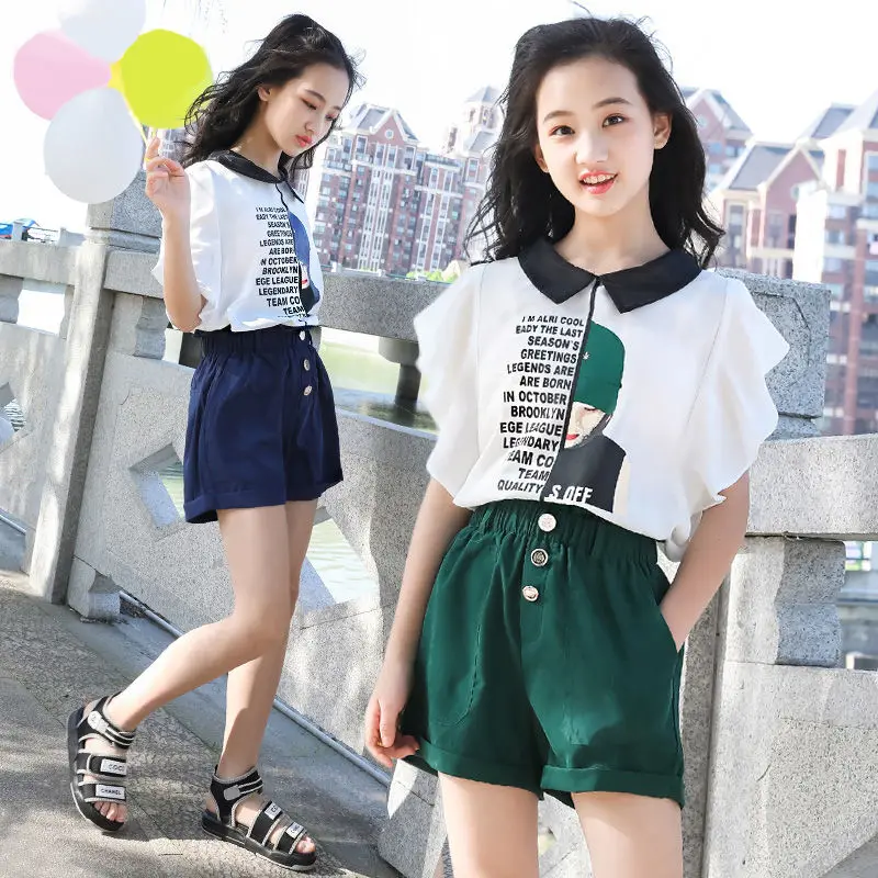 Комплекты одежды для девочек подростков комплект из 2 предметов футболка с