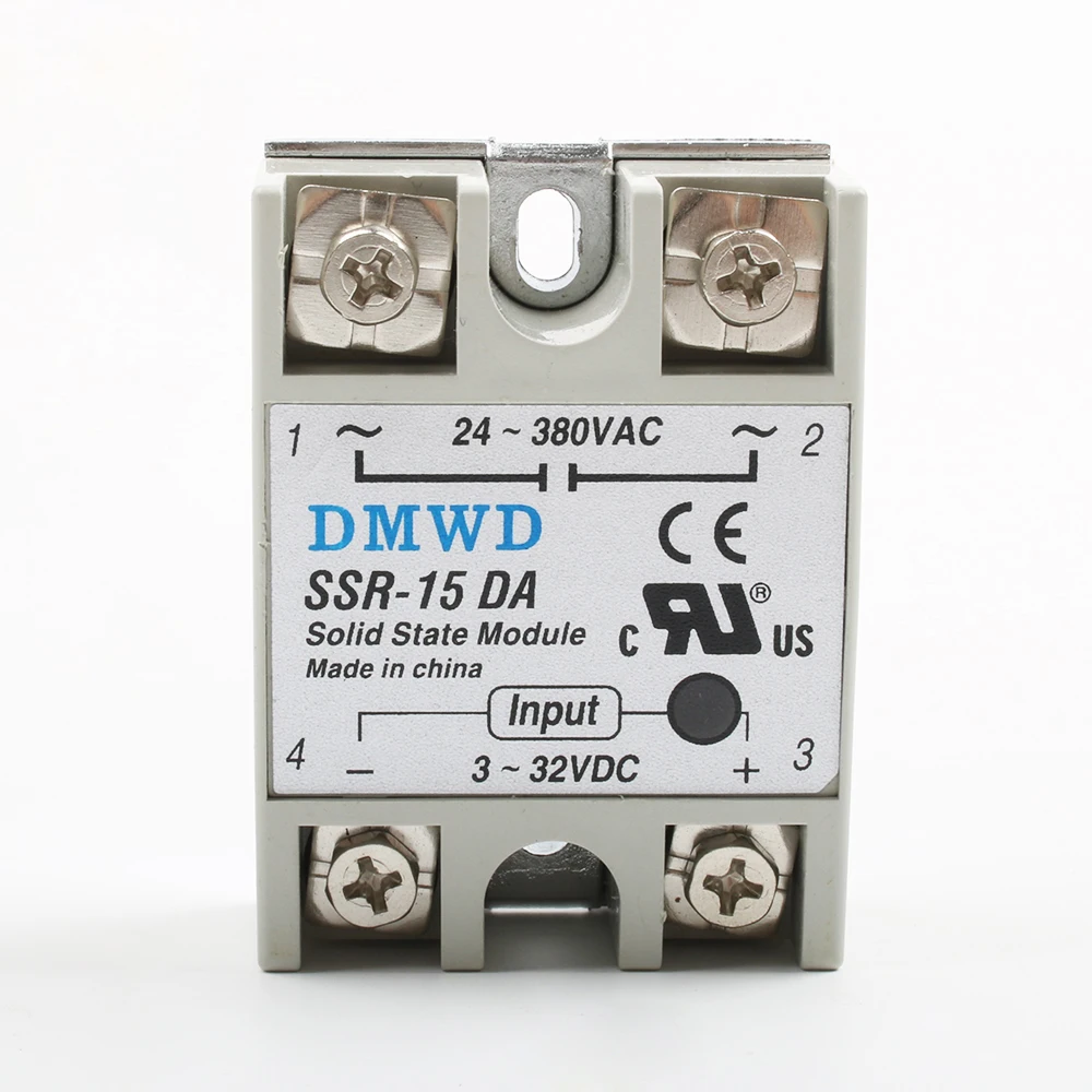 Solid state relay SSR-15 15A VA DA Industrial State Relay Module AA SSR DD SSR-15DA SSR-15VA SSR-15DD with heat sink | Обустройство