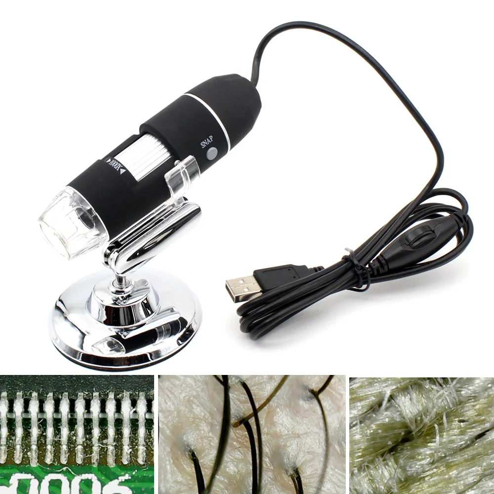 SANHOOII 1000x/1600x светодиодный USB цифровой микроскоп Эндоскоп камера Microscopio для мобильного телефона ремонт волос осмотр кожи