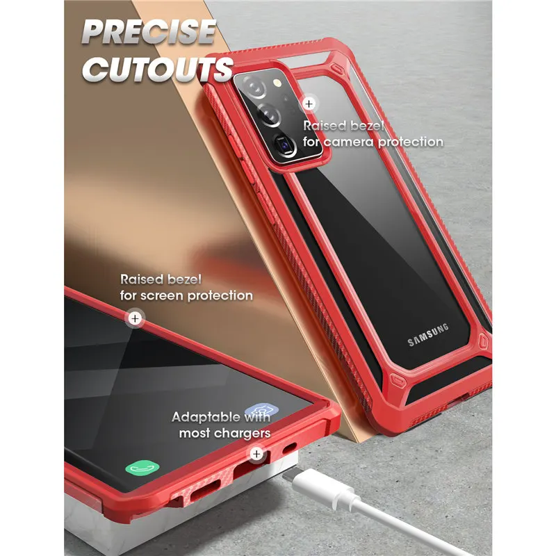 supcase for samsung galaxy note 20 ultra case 6 9 2020 ub exo pro hybrid clear bumper cover without built in screen protector free global shipping