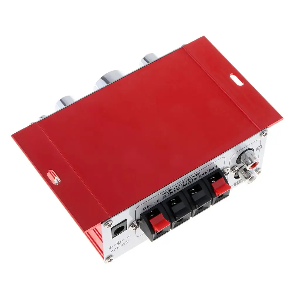 12V мини-усилитель мощности для автомобиля мотоцикла дома Лодка Авто Радио стерео