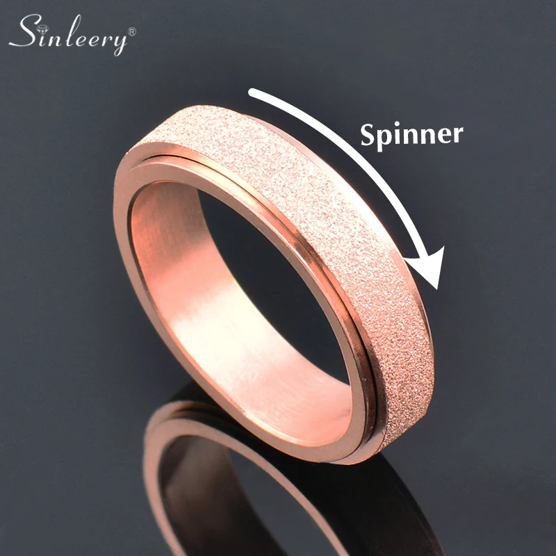 SINLEERY розовое золото синий черный цвет ювелирные изделия из нержавеющей стали