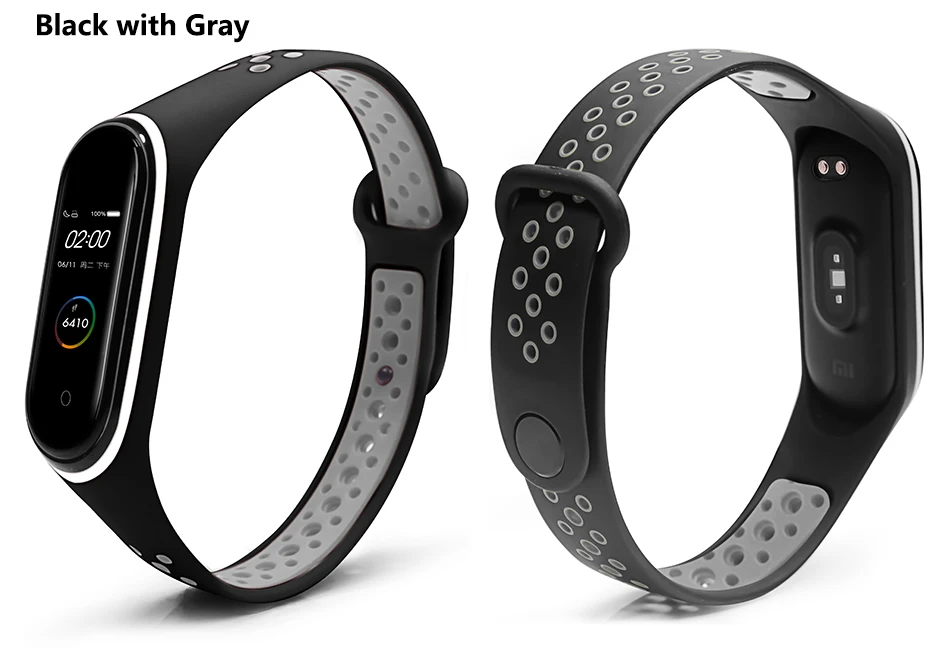 Спортивный ремешок BOORUI mi band 4, удобный ремешок pulseira mi band 4, аксессуары, силиконовый ремешок для xiaomi mi band 4