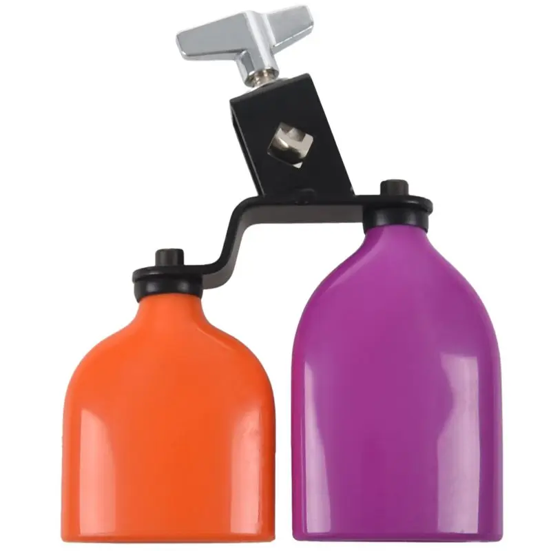 Оранжевый и фиолетовый Колокольчик Корова колокольчик деревянная рыба для