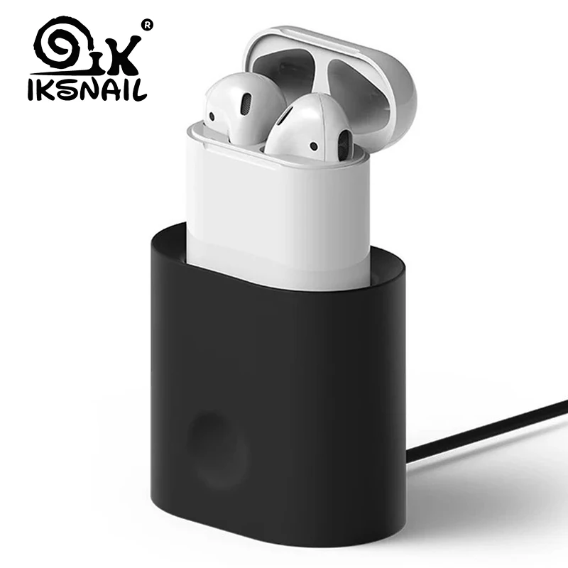 IKSNAIL портативная зарядная док станция силиконовая настольная с защитой от