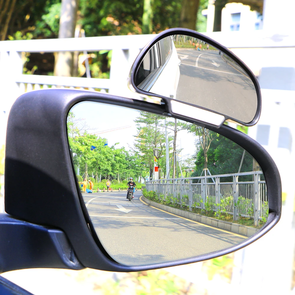 

Snap Way for Parking Auxiliary Adjustable Wide Angle Convex Rear View Mirror Car Rearview Auxiliary Mirror Car Blind Spot Mirror