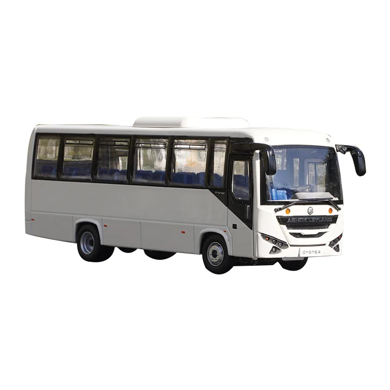 

1/43 scale alloy die-casting ASHOK LEYLAND OYSTER India Ashokley bus simulation car model high-end collection decoration gift