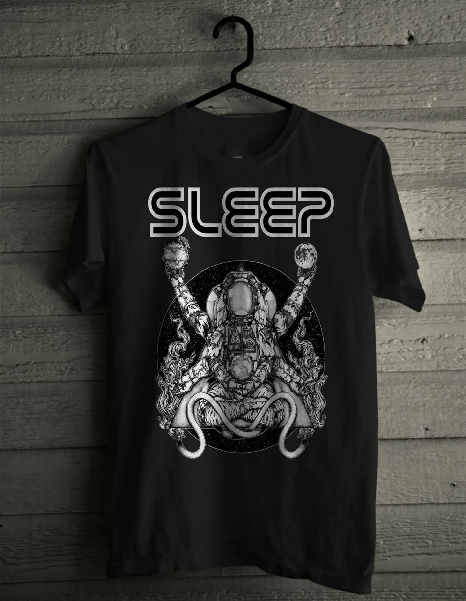 New Sleep Band Mens Black T-Shirt Size S-Xxl Beyond Doom Electric Wizard Kyuss Harajuku Tee Shirt | Мужская одежда