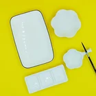 Профессиональная прямоугольная керамическая палитра DINGYI, Высококачественная палитра цветов сливы для акварели, гуаши, живописи товары для рукоделия