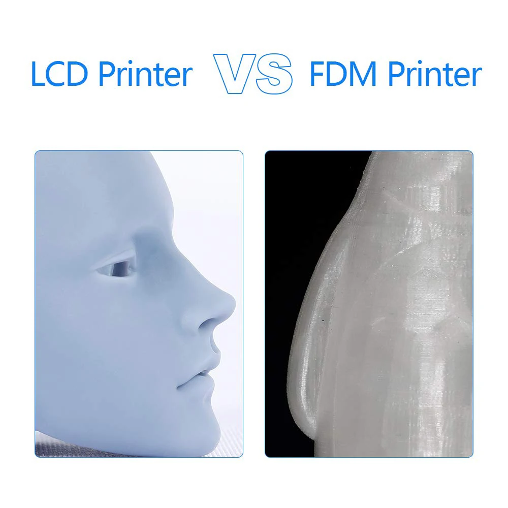 3D принтер NOVA3D Elfin2 MONO SE SLA 6 дюймов 2K монохромный ЖК экран с поддержкой беспроводной сети/Wi Fi быстрая скорость
