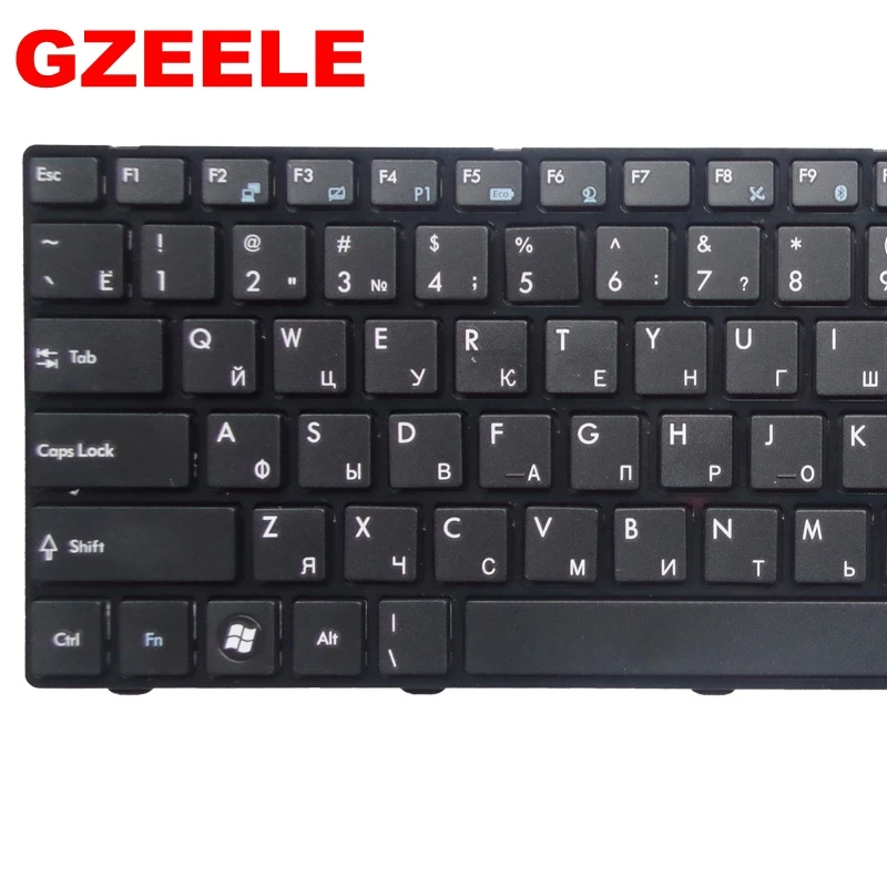 Русская клавиатура для MSI A6200 CR620 CX705 S6000 MS-1681 MS-1736 MS16GB MS16GA черный RU Клавиатура