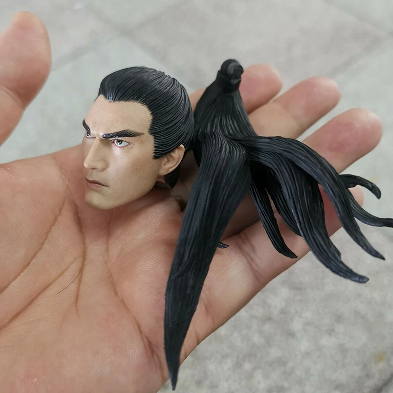 

IN STOCK 1/6 Chinese Ancient Zhao Yun Calm modelman Head Carving for fit 12inches male body