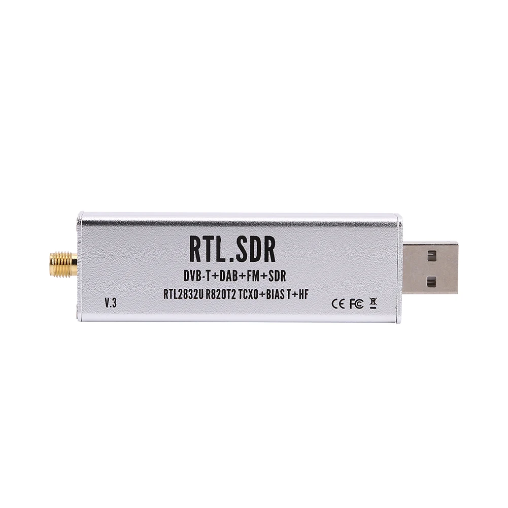 Программно-определяемый радиоприемник Blog RTL SDR V3 R820T2 RTL2832U 1PPM TCXO SMA RTLSDR с