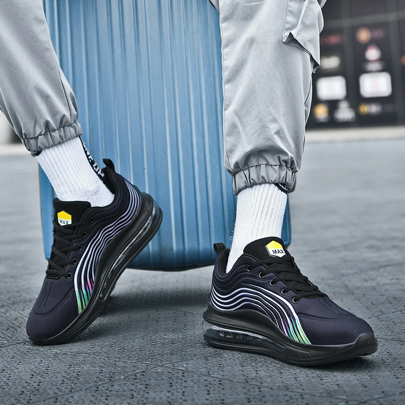 New Fashion Sneakers Men Breathable Air Cushion Man Casual Shoes Big Size 47 Comfortable Anti-Skid Outdoor Sports | Обувь