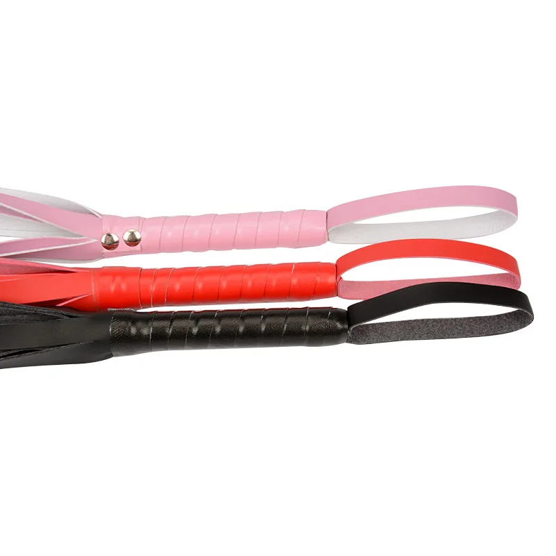 Плетка кожаная для БДСМ 70 см хлыст сексуальных игр фетиш порка плетка связывания