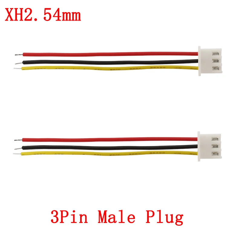 

Разъем JST Micro XH2.54 3-контактный 4-контактный разъем для провода, шаг 2,54 мм, 26AWG, 20 см, 3/4 P, штекер, гнездо, кабельный адаптер
