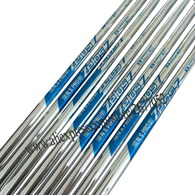 

New Golf shaft N S PRO ZELOS 7 Steel Irons shaft 10pcs/lot R or S Flex Golf Clubs shaft Free shipping