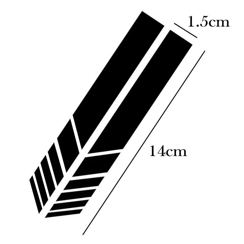 2 шт. светоотражающие наклейки на боковые зеркала заднего вида для lada VESTA niva kalina