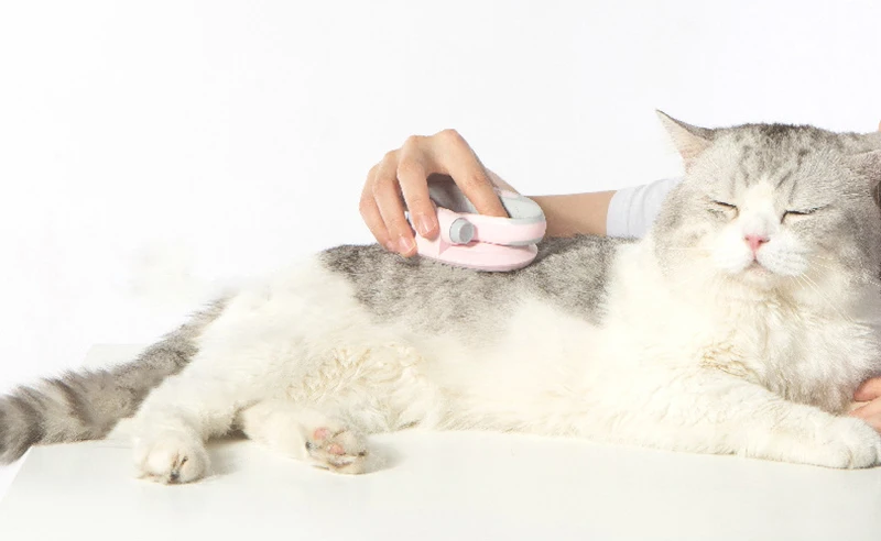 Pet гребень для кошек собак для удаления волос и массажа игла из нержавеющей стали для кошек уход за щеткой Инструменты красивая щетка для стрижки волос продукт для домашних животных