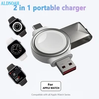 new magnetic wireless charger for apple watch 6 7 portable fast qi wireless charging dock station for iwatch series se 5 4 3 2 1