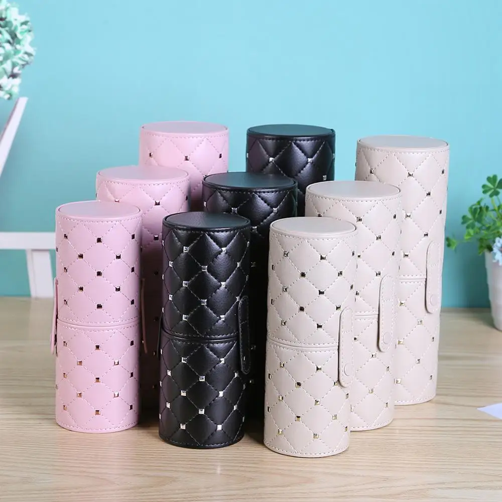 Модный держатель для кистей макияжа чехол из искусственной кожи путешествий