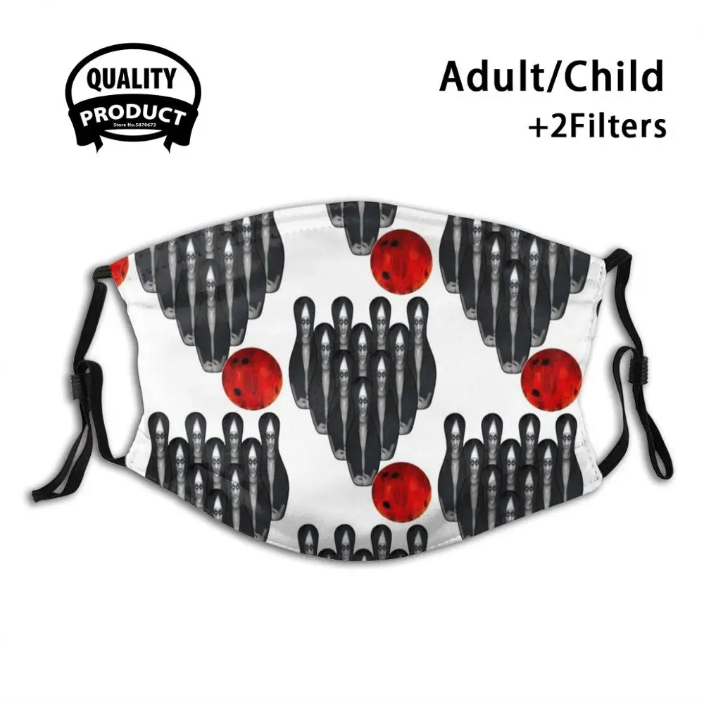 Штифтовый боулинг. Многоразовая маска для рта моющийся фильтр противопылевые