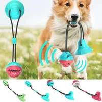 dog cat interactive sucker push tpr ball toy built in bell pet teeth cleaning chewing play iq treatment puppy toy dog %e2%80%8b%e2%80%8bbite toy